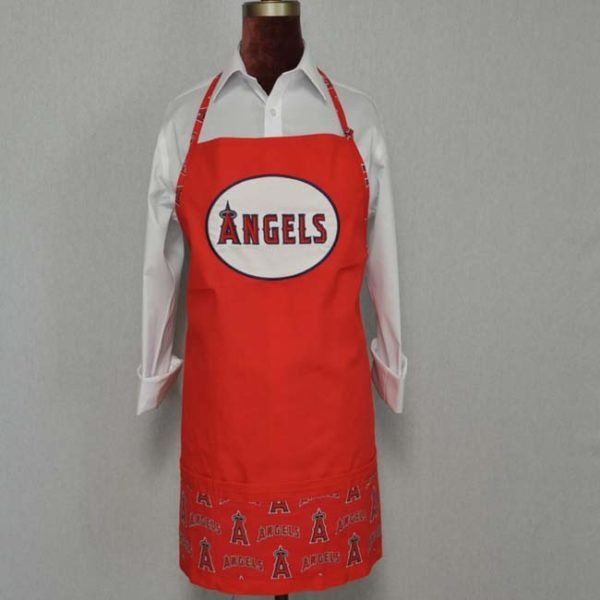 Adult Los Angeles Angels Embroidered Bib Apron