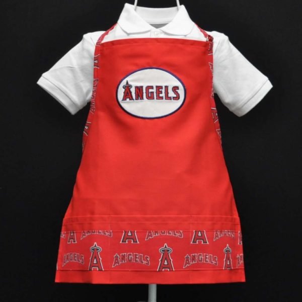 Kid's Embroidered Bib Apron Los Angeles Angels
