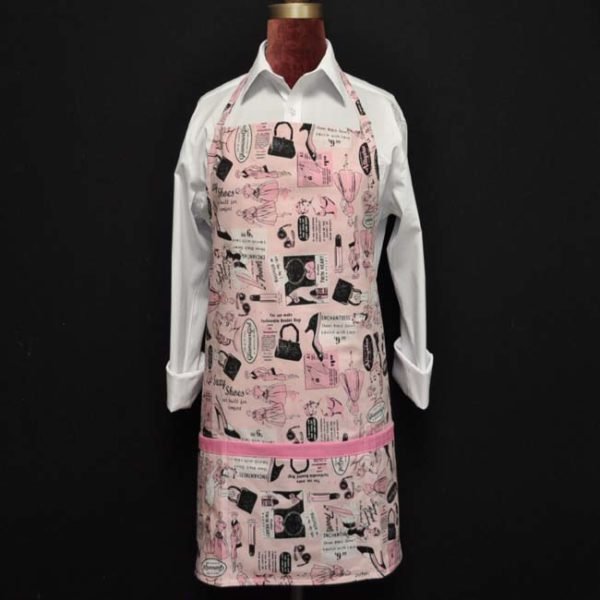 Adult Vintage Glamour Girl Bib Apron