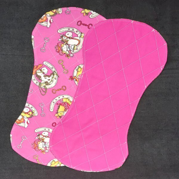 Cowgirl Baby Burp Cloths