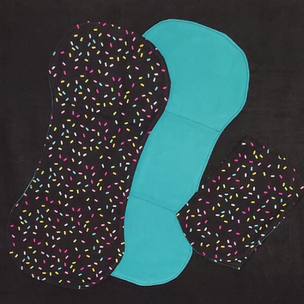 Multi-Colored Sprinkles Baby Burp Cloths