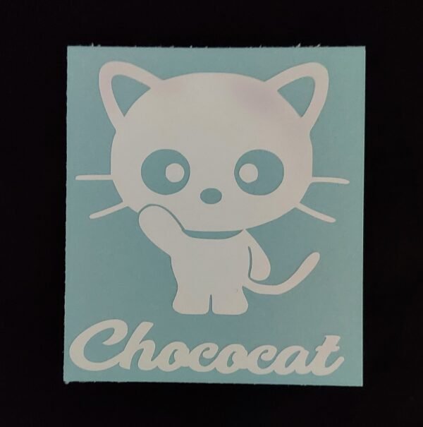 Choco Cat Vinyl Decal for Cars, Trucks, ETC.