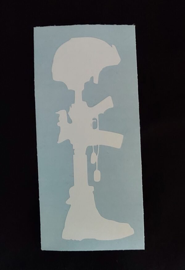 Fallen Soldier Vinyl Decal for Cars, Trucks, ETC.