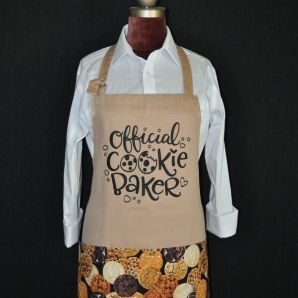 Adult Official Cookie Baker Bib Apron