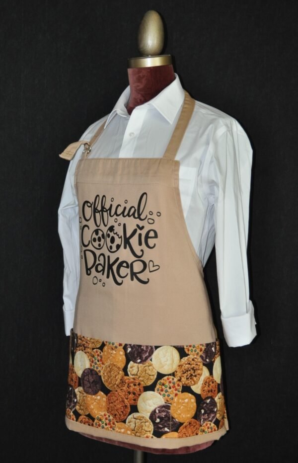 Adult Official Cookie Baker Bib Apron - Image 2