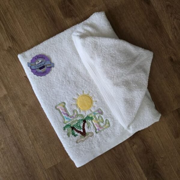 Applique Love – Personalized Kids Hooded Bath Towel