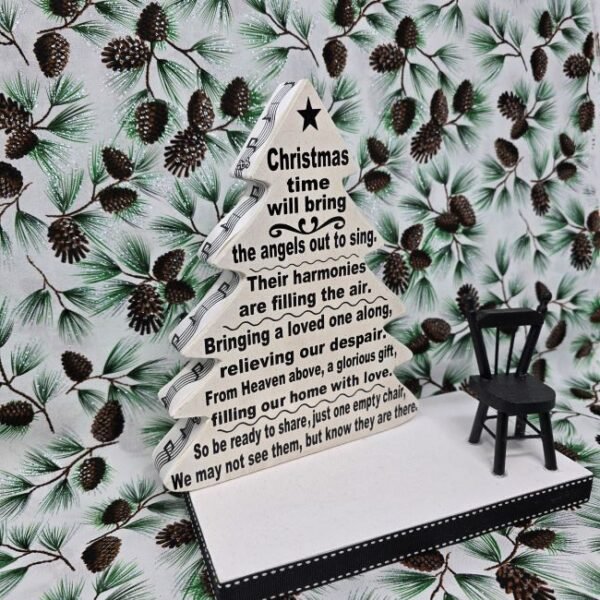 Christmas In Heaven Holiday Tree Memorial Décor - White - Image 2