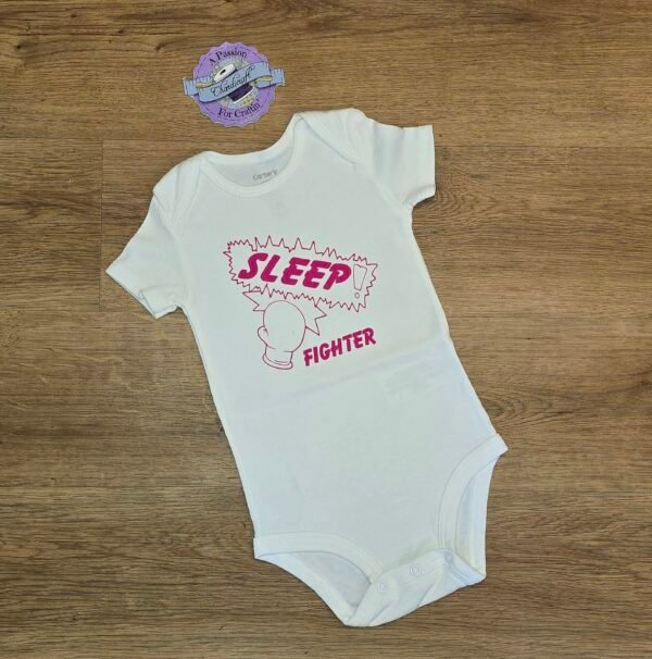 "Sleep Fighter" Infant Body Suit/Onesie - Image 2