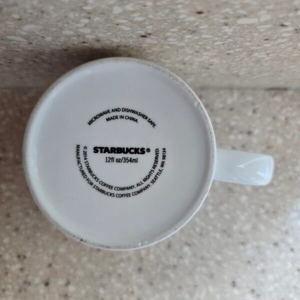 Starbucks 2014 Red Starburst Coffee Cup - Image 5