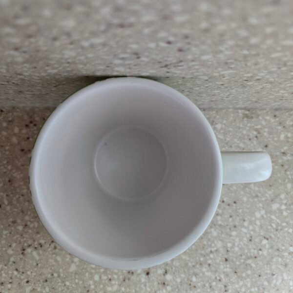Starbucks 2008 Green & White Floral Coffee Cup - Image 3