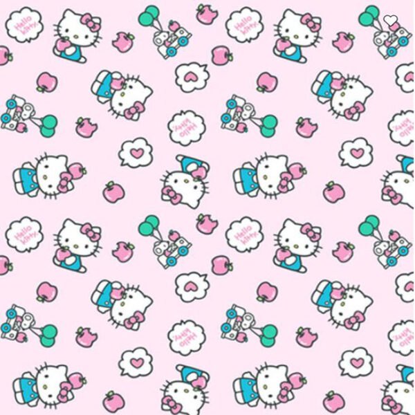 Sweet Apple Hello Kitty Cotton Fabric (BTY)