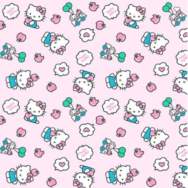 Sweet Apple Hello Kitty Cotton Fabric (BTY)