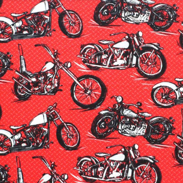 Motorcycles Flannel Fabric (BTY)