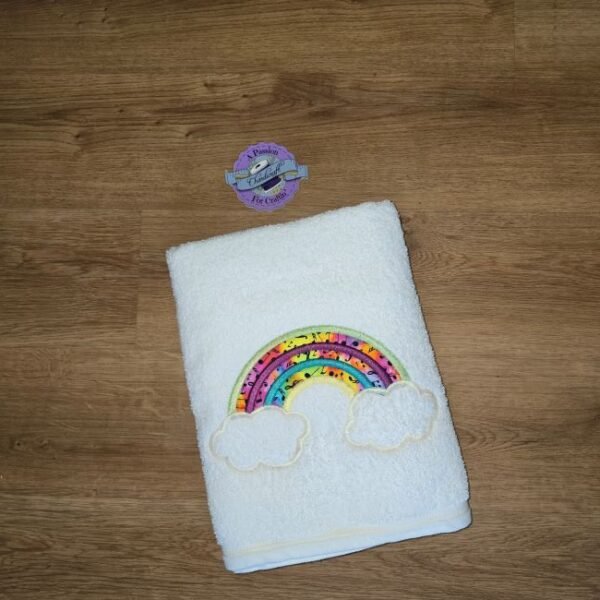 Musical Rainbow – Personalized Kids Hooded Bath Towel