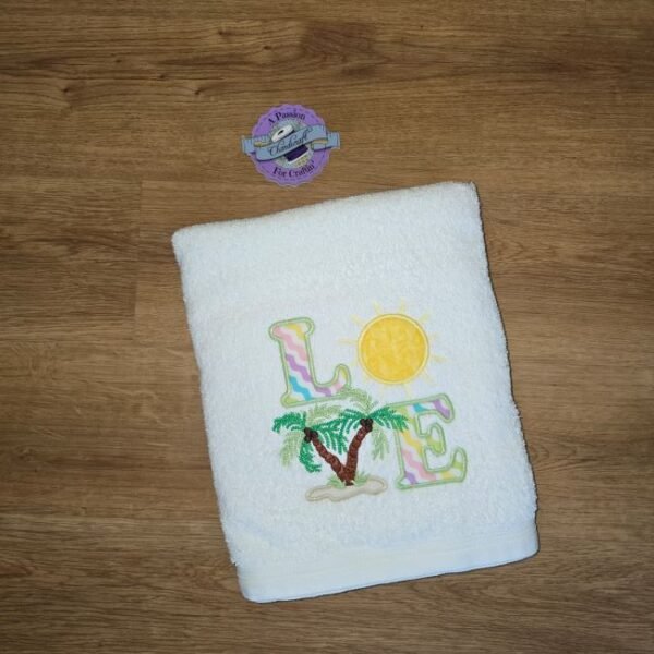Applique Love – Personalized Kids Hooded Bath Towel