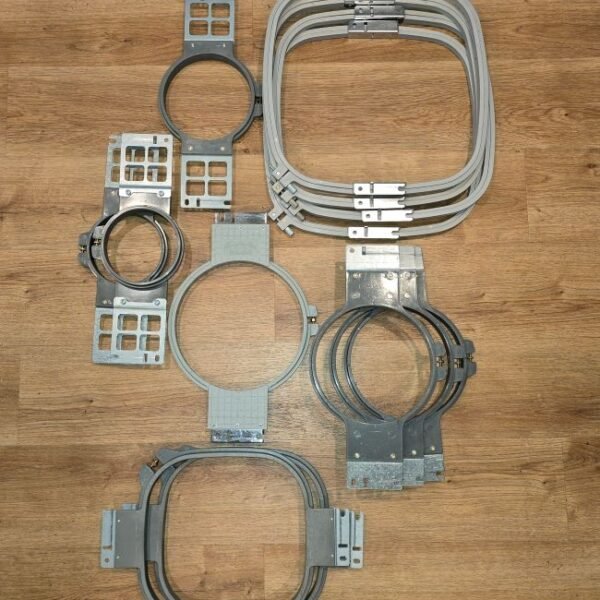 Happy Embroidery Machine Hoops (13 piece set lot)