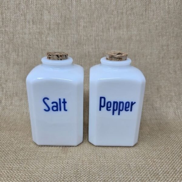 Blue Magic Advertising Salt and Pepper Shaker Set