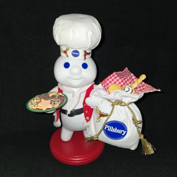Pillsbury Doughboy "Santa Poppin' Fresh" Porcelain Doll
